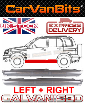 For Suzuki Grand Vitara Ft Gt 97 05 5d Full Sill Repair Body Outer Rust Panel X2 374185192747