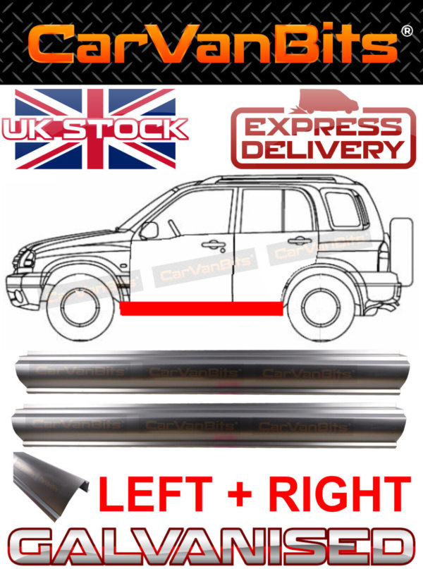 For Suzuki Grand Vitara Ft Gt 97 05 5d Sill Repair Body Outer Rust Panel Pair 374191861957