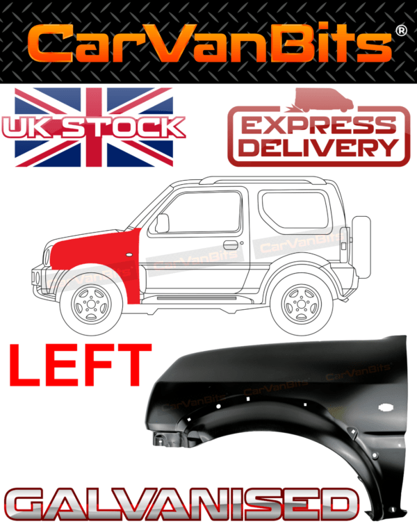 For Suzuki Jimny Fj 12 18 Front Wheel Arch Wing Fender Repair Body Panel Left 375688986737