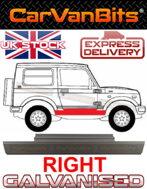 For Suzuki Samurai 81 98 Lower Sill Repair Body Rust Outer Panel Right Galvanise 374087693647