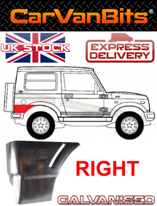 For Suzuki Samurai Sj 88 98 Rear Wing Corner Fender Repair Panel Wheel Arch Righ 374259915797