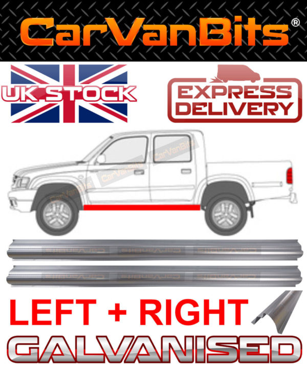 For Toyota Hilux 01 05 N60 24 Door Sill Repair Body Rust Outer Panel 190cm Pair 374185234927