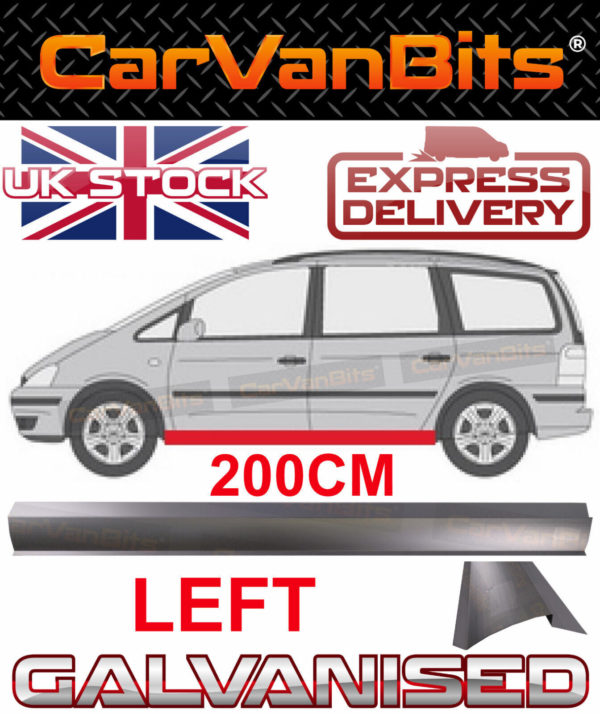 For Vw Sharan Seat Alhambra Ford Galaxy 95 10 Sill Repair Body Rust Panel Left 374954293837