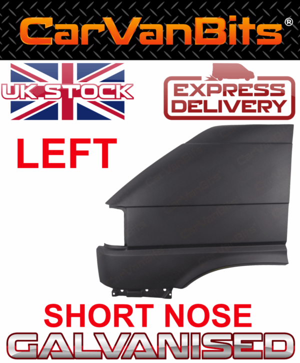 For Vw T4 Transporter 96 03 Front Repair Panel Fender Wing Short Nose Left 375184953707