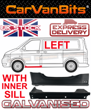 For Vw Transporter T5 03 15 Under Front Door Sill Repair Outer Inner Panel Left 375298295807