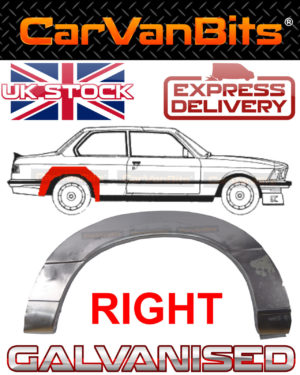 For Bmw 3 E21 75 83 2 Door Rear Wheel Arch Repair Body Rust Outer Panel Right 374179342208