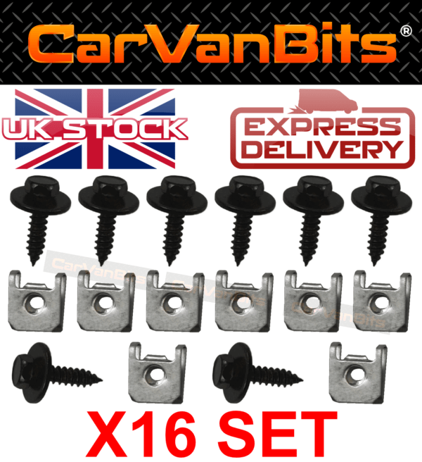 For Bmw X1 E84 2009 2015 Undertray Under Engine Cover Kit Clip Fixing Clips Set 375528335508