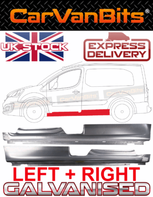 For Citroen Berlingo Peugeot Partner 08 18 Full Sill Repair Body Panel Pair 375211895738