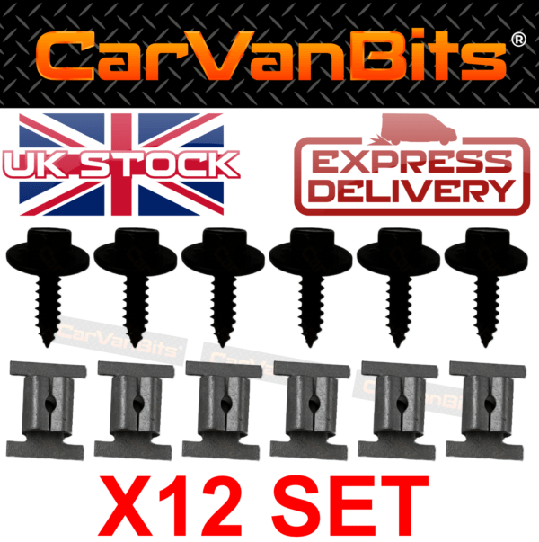 For Fiat Croma 2005 2010 Under Engine Cover Clip Kit Fixing Clips 375558291908