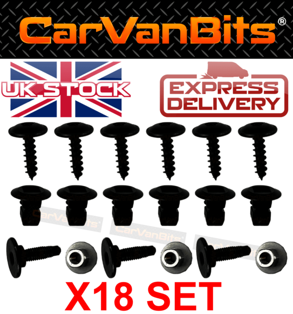 For Fiat Doblo 2001 2010 Undertray Under Engine Cover Clip Kit Fixing Clips Set 375528114208