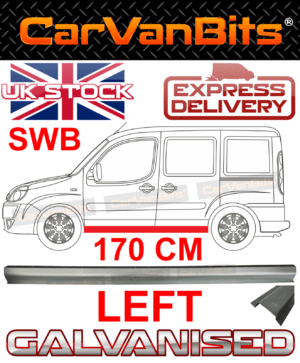 For Fiat Doblo Swb 2001 2010 Sill Repair Body Rust Outer Panel 170 Cm Left 375641771538