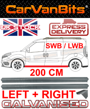 For Fiat Doblo Swb Lwb 2010 Sill Repair Body Rust Outer Panel 200 Cm Left Right 375750531748