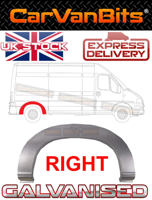 For Fiat Ducato Boxer Relay Jumper 94 06 Rear Wheel Arch Repair Body Panel Sill 374185807718