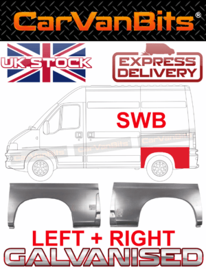 For Fiat Ducato Boxer Relay Jumper 94 06 Rear Wheel Arch Repair Quarter Panel X2 375287922268