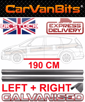 For Ford Galaxy S Max 06 15 Sill Repair Body Outer Lower Panel Pair 375215306168