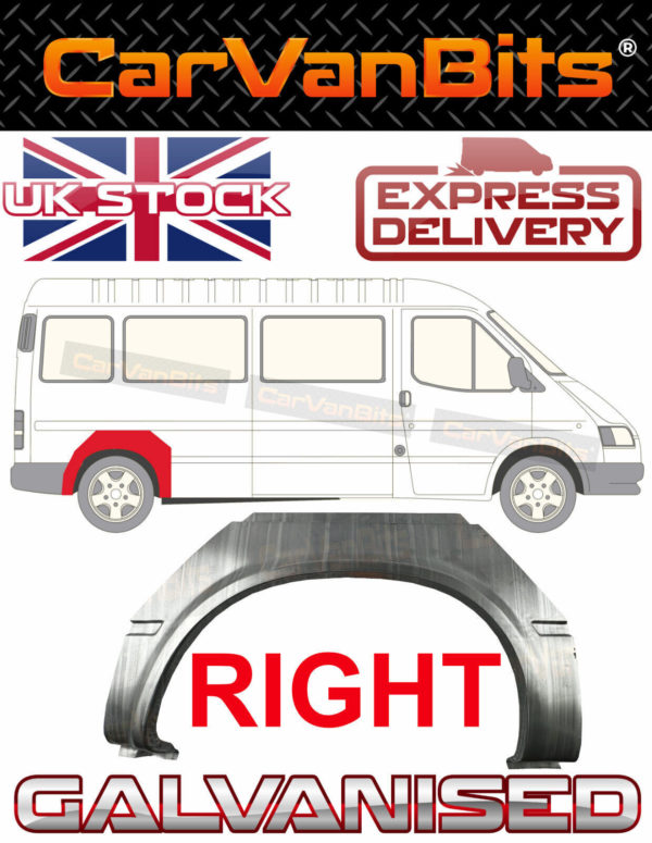 For Ford Transit Mk4 Mk5 91 00 Lwb Rear Wheel Arch Repair Body Panel Sill Right 374934620898