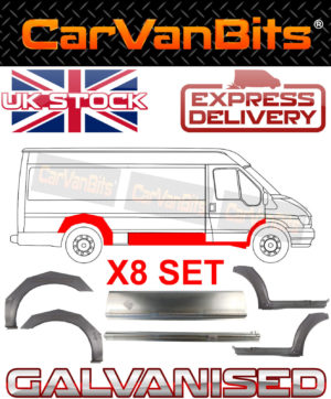 For Ford Transit Mwb Lwb 00 14 Mk6 Mk7 Rear Wheel Arch Door Repair Panel Set 374243659998