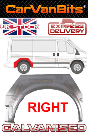 For Ford Transit Swb 00 14 Mk6 Mk7 Rear Wheel Arch Repair Body Rust Panel Right 373573548528