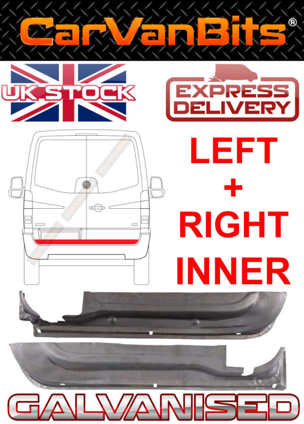 For Mercedes Sprinter Vw Crafter 06 18 Rear Door Inner Body Repair Panel Sill X2 373724952278