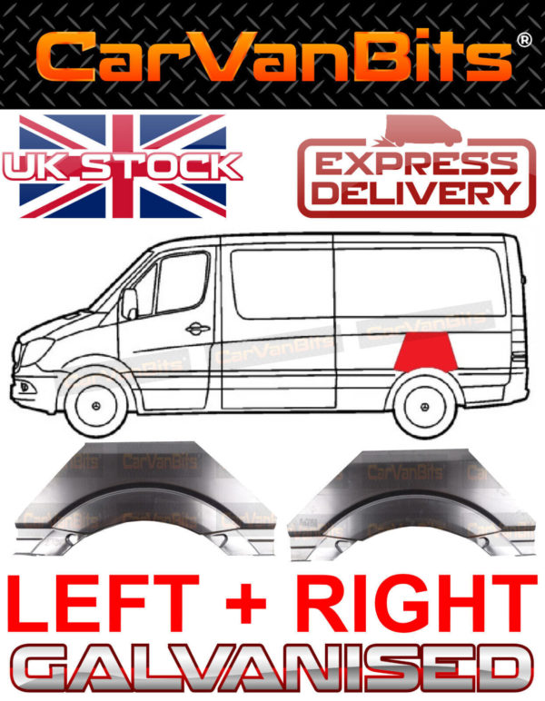 For Mercedes Sprinter Vw Crafter 06 18 Rear Wheel Arch Repair Body Rust Panel 373381076868