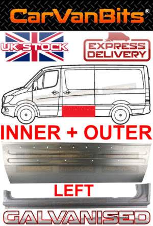 For Mercedes Sprinter Vw Crafter 06 18 Side Sliding Door Repair Body Rust Panel 373725060648