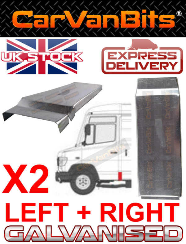 For Mercedes Vario 96 B Pillar Repair Middle Panel Sill Behind Front Door Pair 374259915788