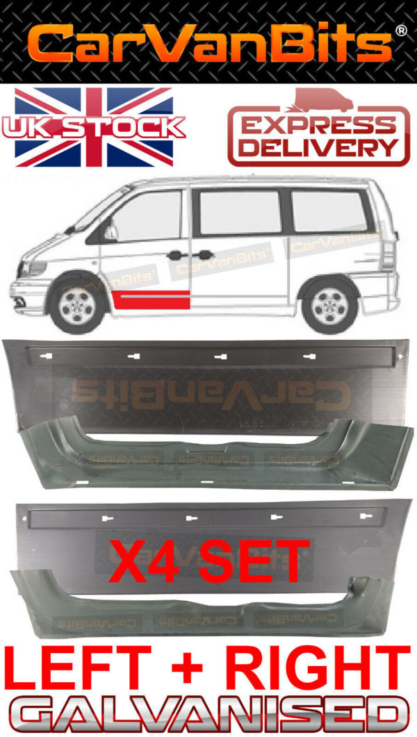 For Mercedes Vito Viano W638 96 03 Front Door Repair Body Rust Panel X4 Pcs Set 373398515368