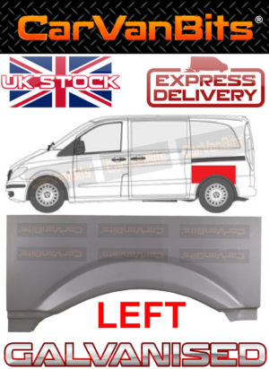 For Mercedes Vito Viano W639 03 10 Repair Panel Rear Top Wheel Arch Fender Left 373215119218