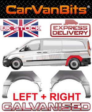 For Mercedes Vito Viano W639 Swb Lwb 03 10 Rear Wheel Arch Repair Panel Pair 375147585398