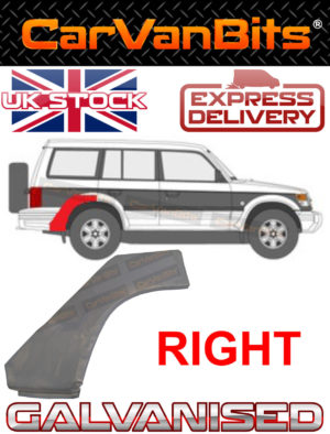 For Mitsubishi Pajero 2 91 99 5 Door Rear Wheel Arch Wing Repair Body Panel Righ 374409336398