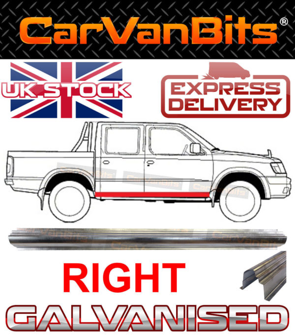 For Nissan Navara Frontier D22 98 05 Sill Repair Body Rust Outer Pickup Panel Os 374374935358