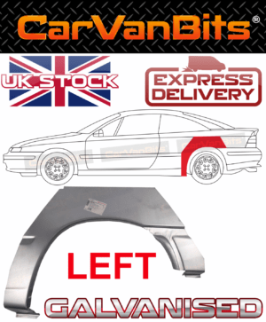 For Opel Vauxhall Calibra 2d 89 97 Rear Wheel Arch Repair Body Rust Panel Left 375139761968