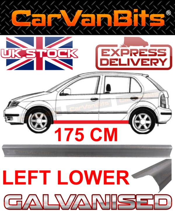 For Skoda Fabia 6y 99 07 4 Or 5 Door Lower Sill Repair Body Rust Outer Panel Ns 374505312988