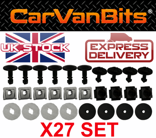 For Skoda Superb 02 08 Diesel Undertray Under Engine Cover Clip Kit Fixing Clips 375431033358