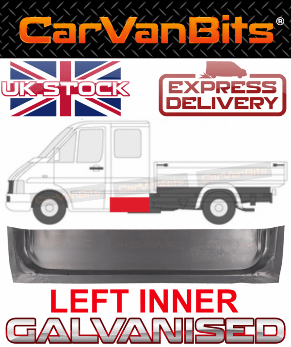 For Sprinter Vw Lt 95 05 Crew Double Cab Rear Door Inner Repair Body Panel Left 375148273848