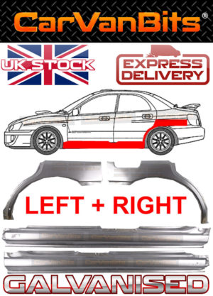 For Subaru Impreza Gd Gg 00 07 Saloon Full Sill And Rear Arches Repair Panel X4 373527552758