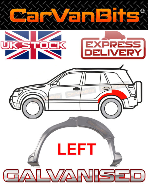 For Suzuki Grand Vitara 05 12 5d Rear Wheel Arch Repair Body Outer Panel Wing Le 374177567478