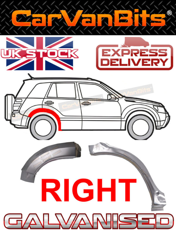 For Suzuki Grand Vitara 05 12 5d Rear Wheel Arch Repair Body Outer Panel X2 Righ 374243571368