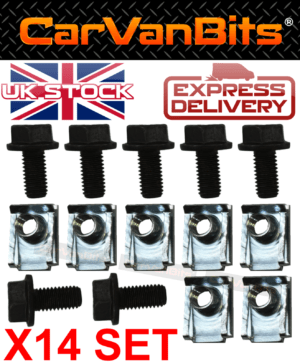 For Suzuki Grand Vitara 98 05 Undertray Under Engine Cover Kit Clip Fixing Clips 375528274788