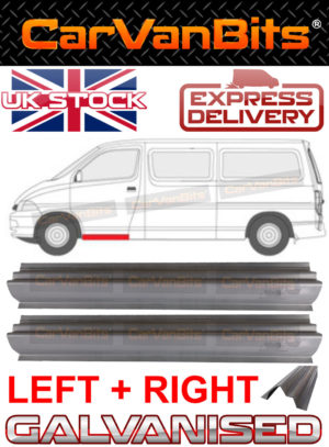 For Toyota Hiace Hi Ace 95 06 Front Sill Repair Doorstep Body Rust Panel Pair 374085786448