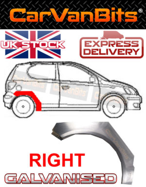 For Toyota Yaris Xp10 99 05 3 Door Rear Wheel Arch Repair Body Rust Outer Panel 374191254798