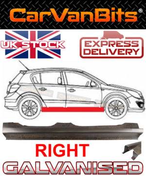 For Vauxhall Astra H 03 12 5 Door Full Sill Repair Body Rust Outer Panel Right 374369684628