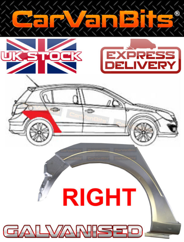 For Vauxhall Astra H 5 Door 03 12 Rear Wheel Arch Repair Body Rust Outer Panel R 374386987848