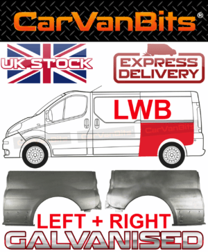 For Vauxhall Vivaro Trafic Primastar Lwb 01 14 Rear Wheel Arch Wing Repair Panel 375342139928