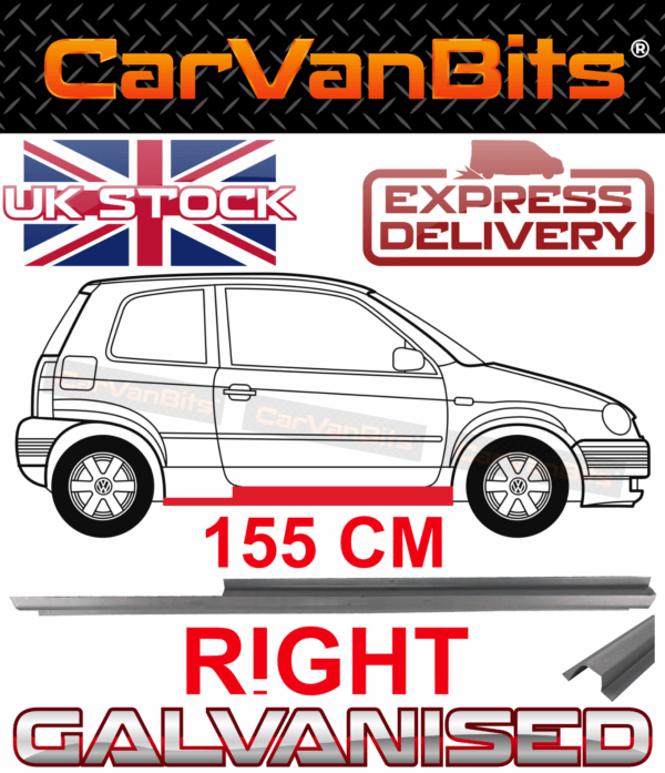 For Volkswagen Vw Lupo Seat Arosa 98 05 Sill Repair Body Rust Outer Panel Right 375241605808