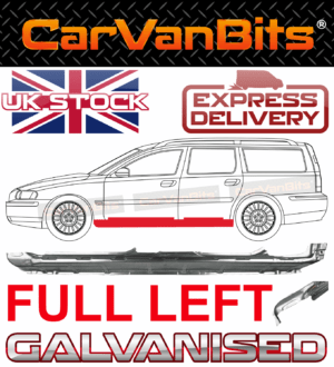 For Volvo V70 00 07 Full Sill Repair Body Rust Outer Rocker Panel Left 31213267 375528482928