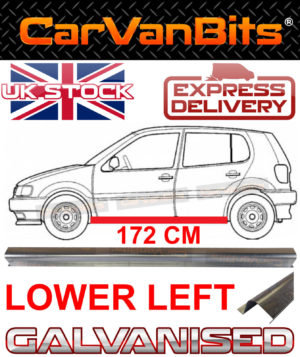 For Vw Polo 6n 6n2 6kv 94 01 Sill Repair Body Rust Outer Lower Panel Left 374376510918