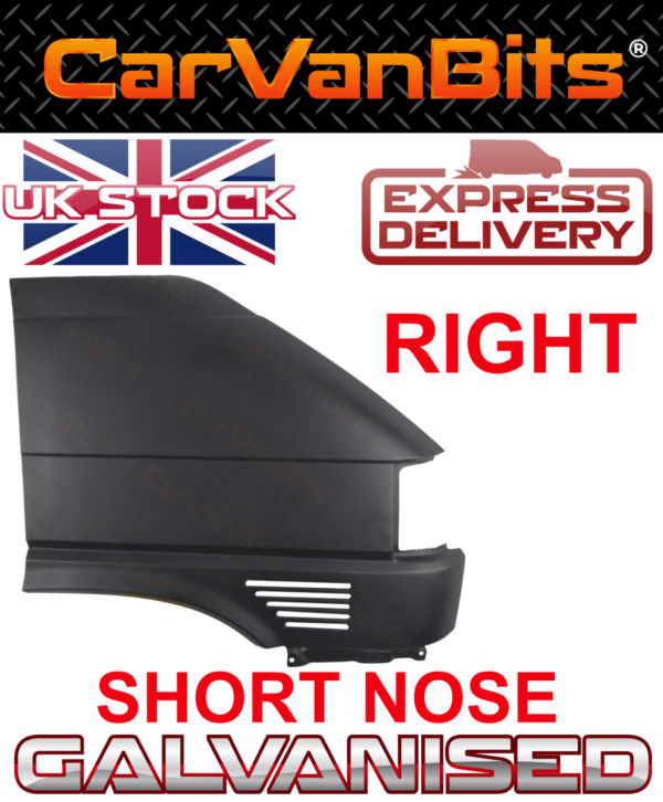 For Vw T4 Transporter 96 03 Front Repair Panel Fender Wing Short Nose Right 375184947028