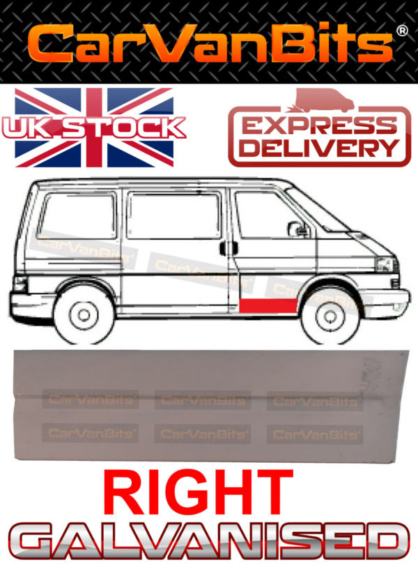 For Vw Transporter T4 90 03 Front Door Plate Repair Body Outer Skin Panel Right 374024843008