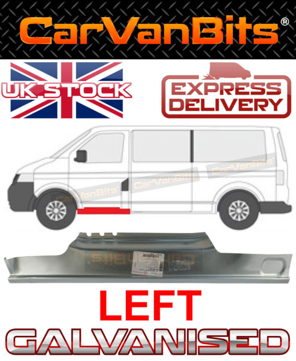 For Vw Transporter T5 03 15 Under Front Door Sill Repair Body Rust Panel Left 373912942268